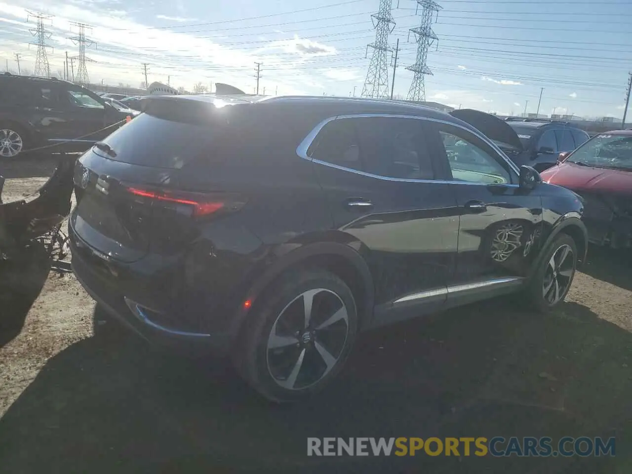 3 fotografías del automóvil dañado LRBFZPR4XND128890 BUICK ENVISION 2022