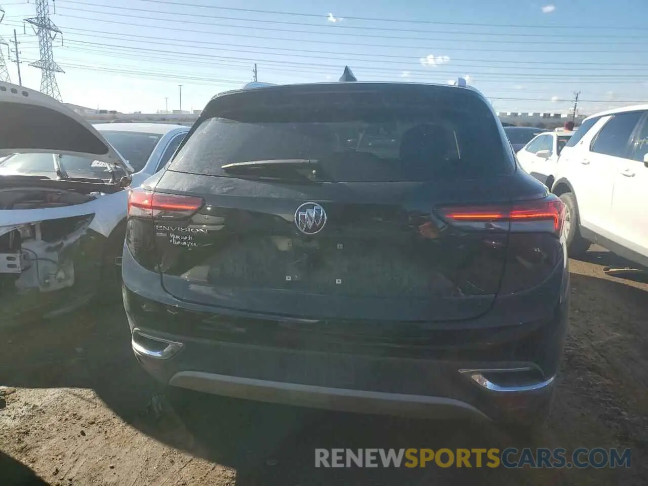 6 fotografías del automóvil dañado LRBFZPR4XND128890 BUICK ENVISION 2022