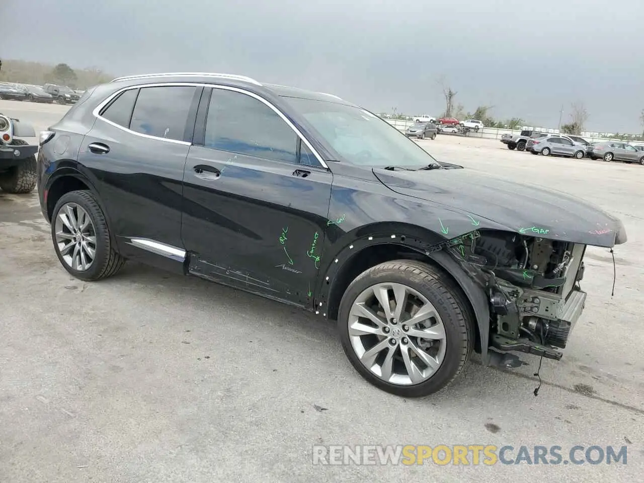 4 fotografías del automóvil dañado LRBFZRR42ND065067 BUICK ENVISION 2022