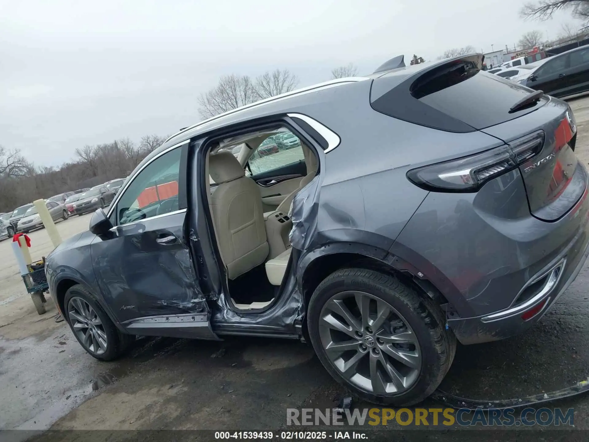 6 fotografías del automóvil dañado LRBFZRR43ND031641 BUICK ENVISION 2022