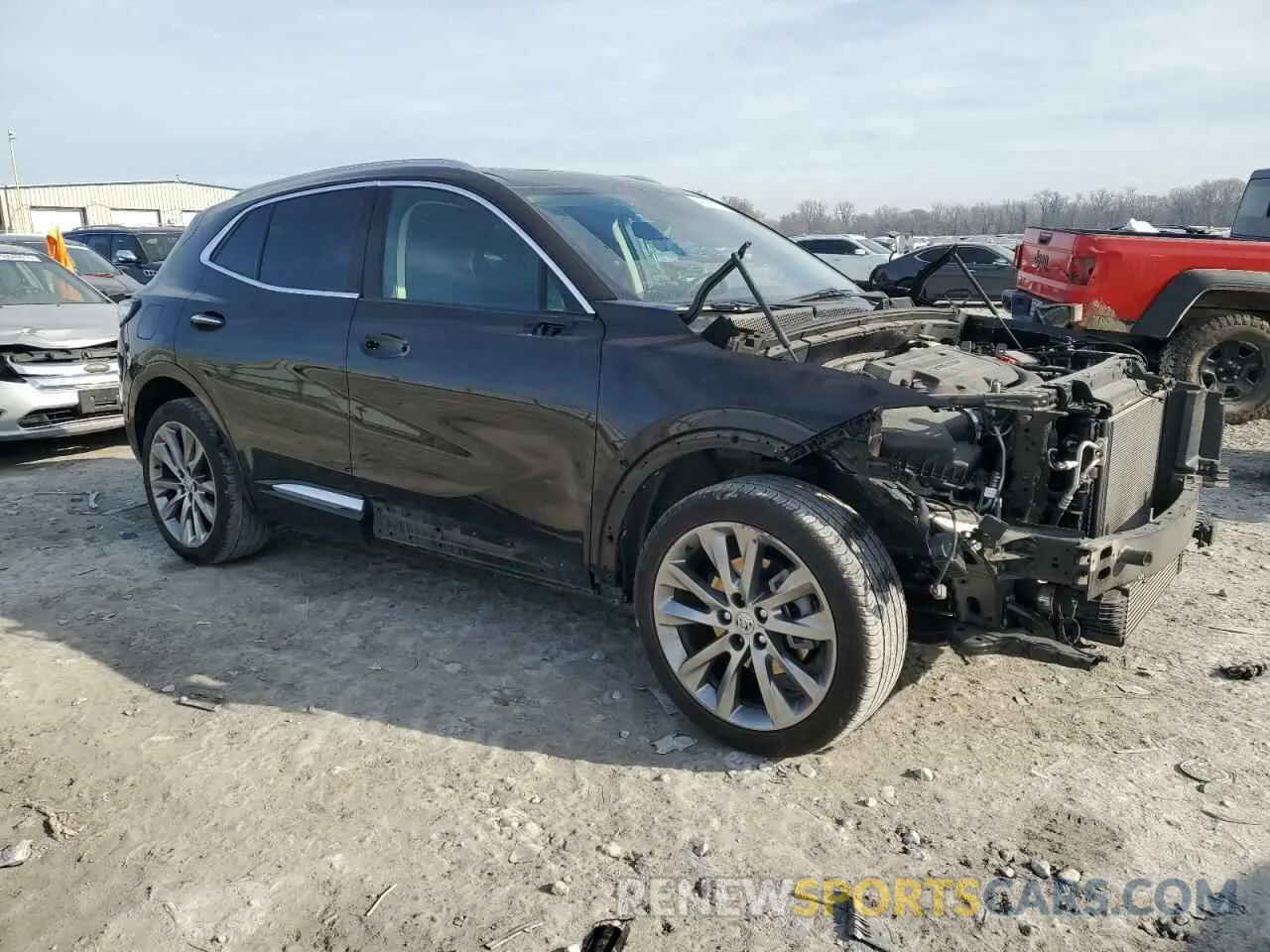4 fotografías del automóvil dañado LRBFZRR43ND042588 BUICK ENVISION 2022