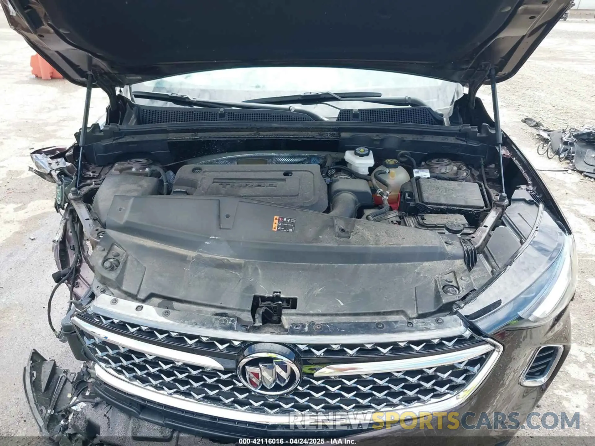 10 fotografías del automóvil dañado LRBFZRR47ND159039 BUICK ENVISION 2022