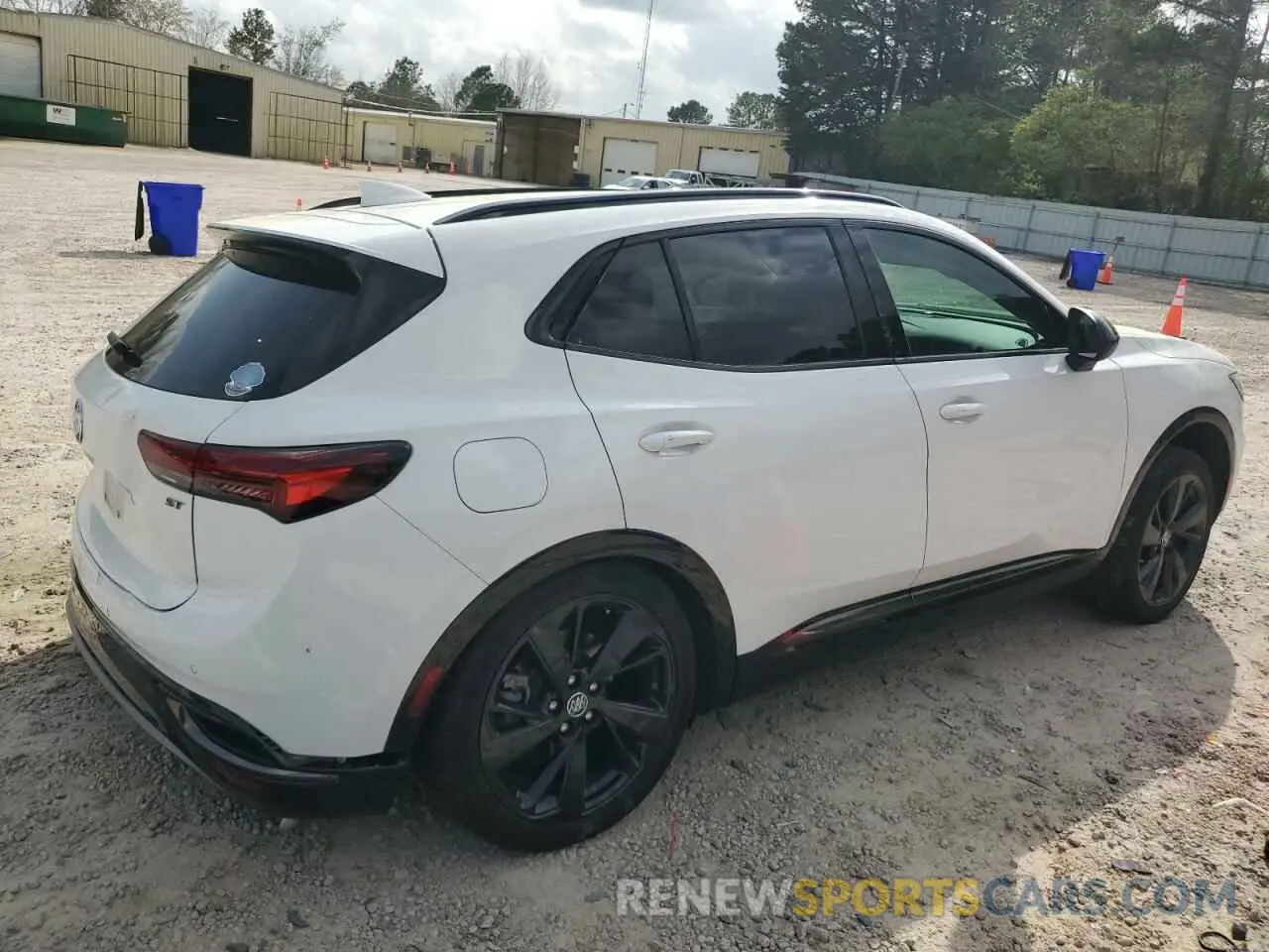 3 fotografías del automóvil dañado LRBAZLR41PD025556 BUICK ENVISION 2023