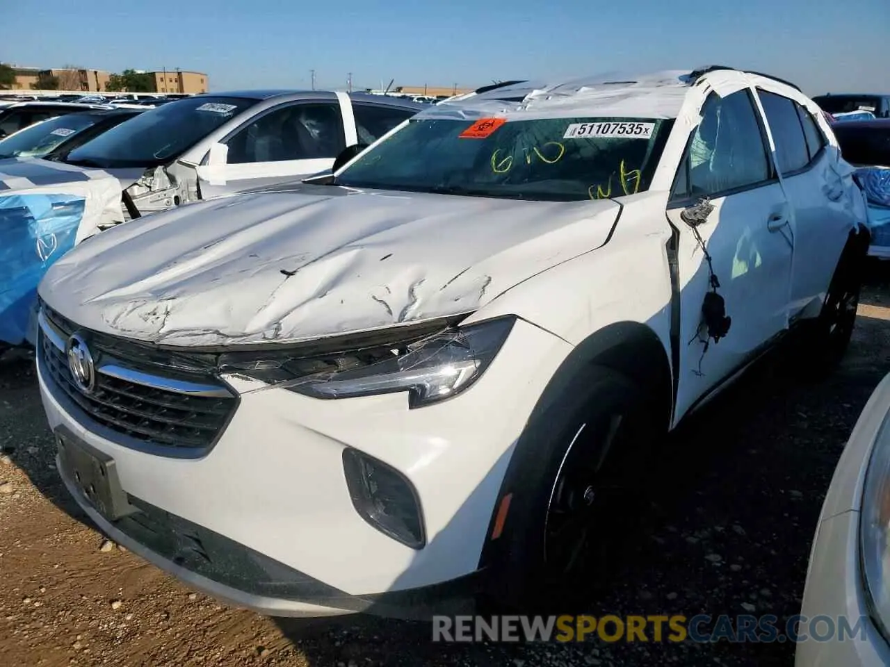 1 fotografías del automóvil dañado LRBAZLR42PD031320 BUICK ENVISION 2023