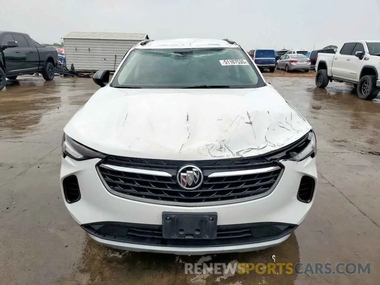 5 fotografías del automóvil dañado LRBAZLR42PD031320 BUICK ENVISION 2023