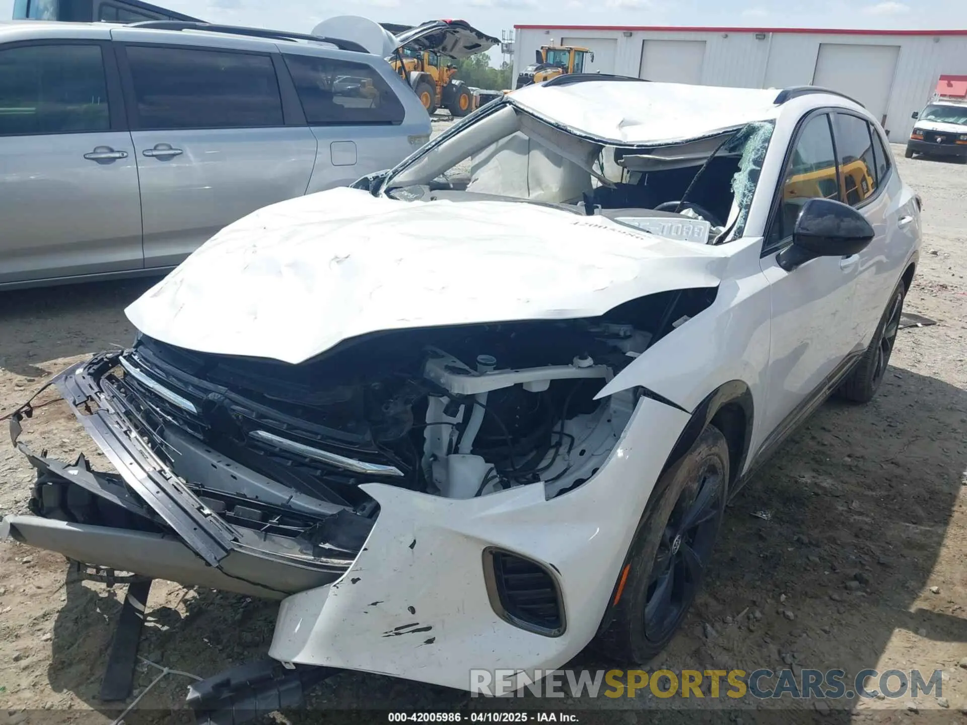6 fotografías del automóvil dañado LRBAZLR44PD074430 BUICK ENVISION 2023