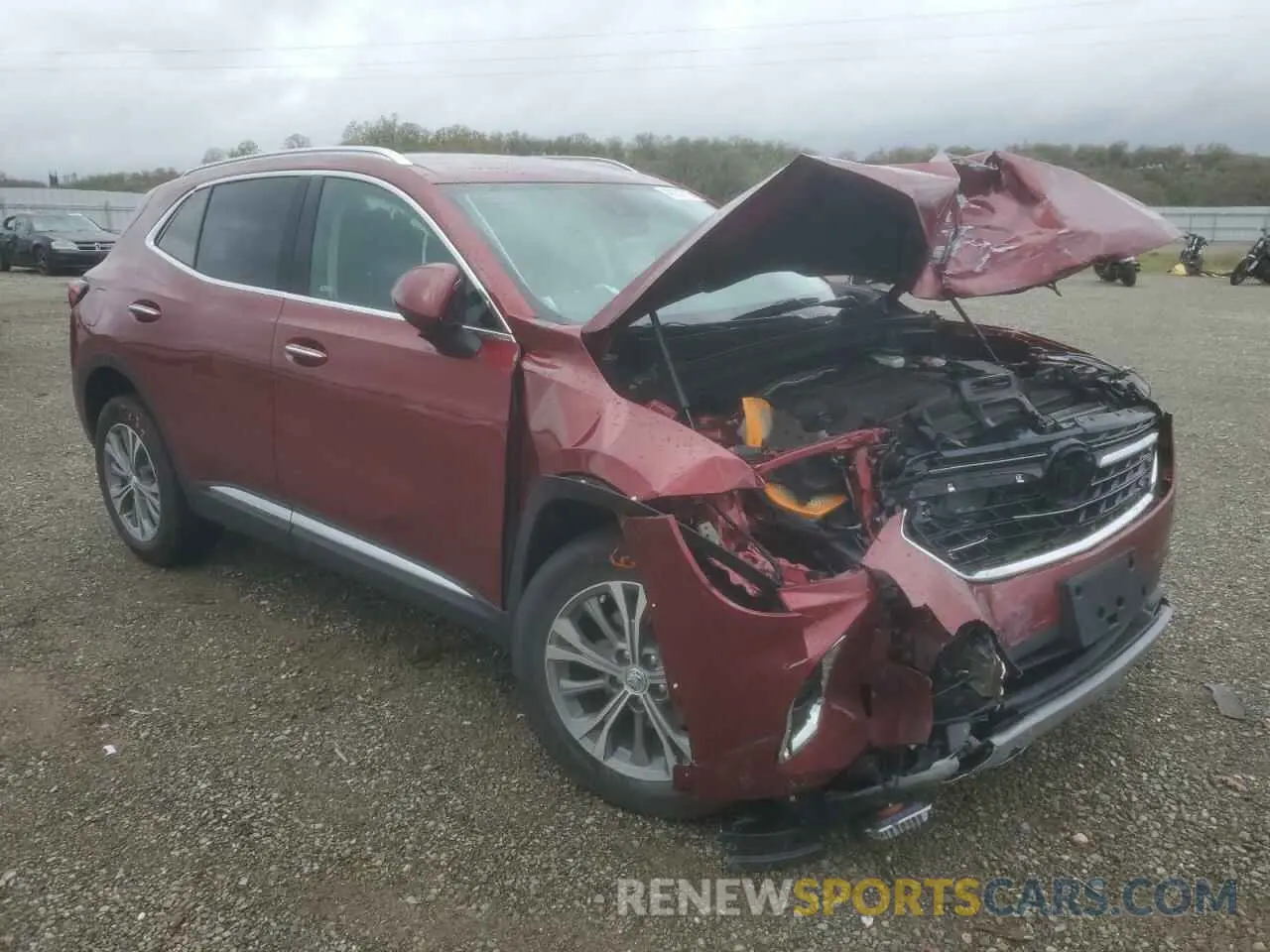 4 fotografías del automóvil dañado LRBAZLR45PD036074 BUICK ENVISION 2023