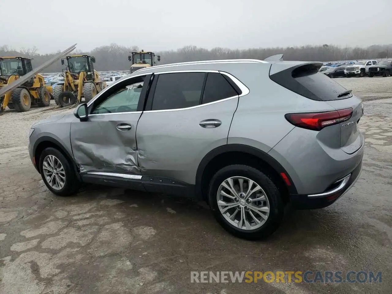 2 fotografías del automóvil dañado LRBAZLR46PD097434 BUICK ENVISION 2023
