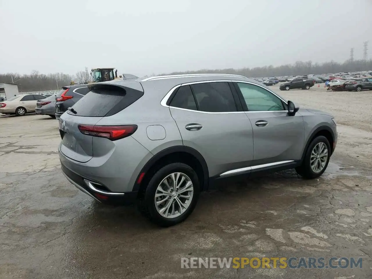 3 fotografías del automóvil dañado LRBAZLR46PD097434 BUICK ENVISION 2023