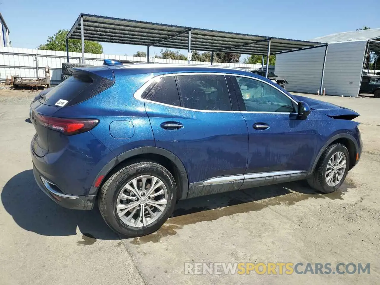 3 fotografías del automóvil dañado LRBAZLR48PD065231 BUICK ENVISION 2023
