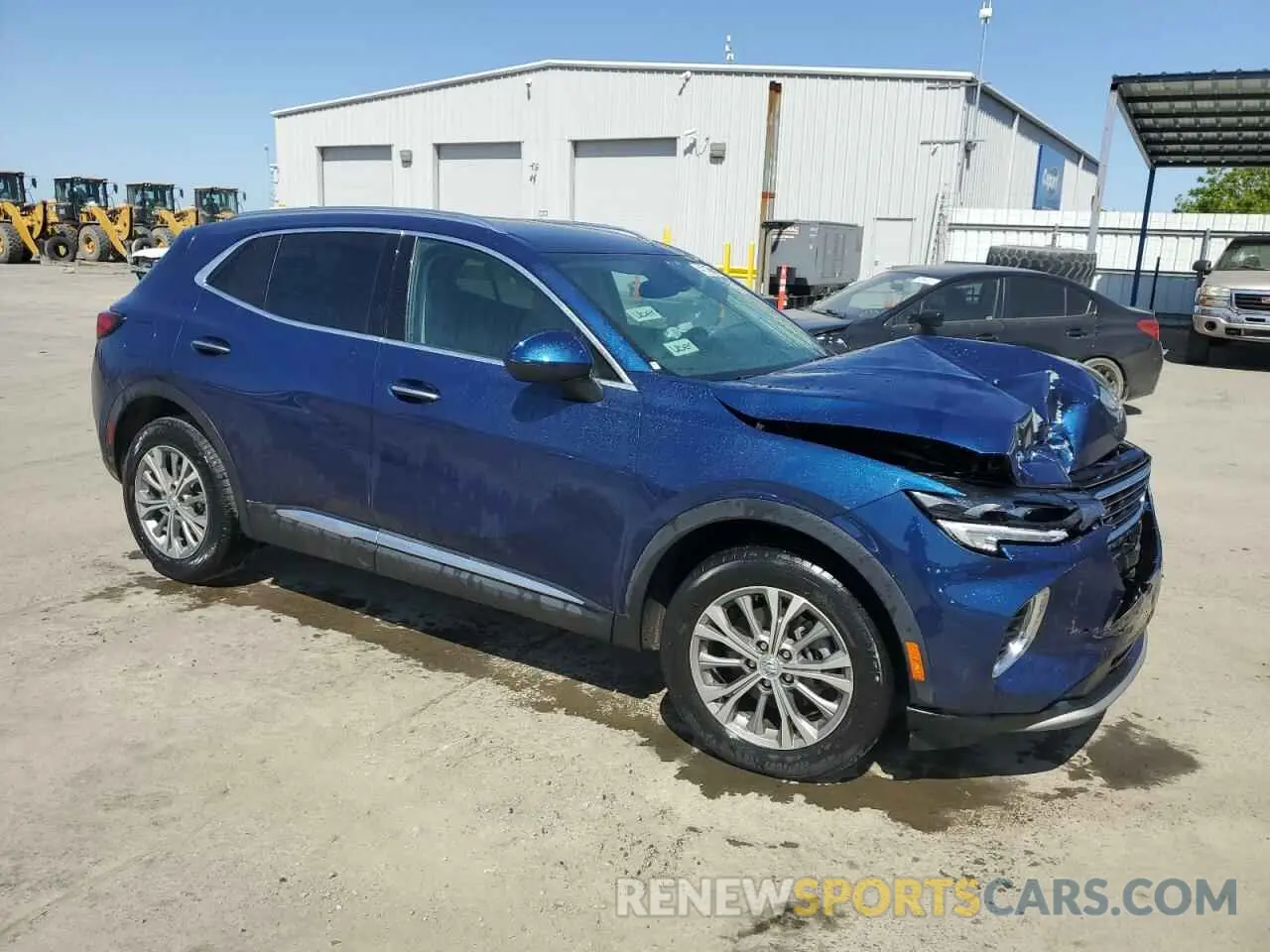 4 fotografías del automóvil dañado LRBAZLR48PD065231 BUICK ENVISION 2023