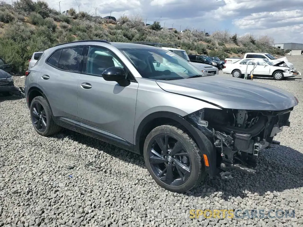 4 fotografías del automóvil dañado LRBFZMR41PD067186 BUICK ENVISION 2023
