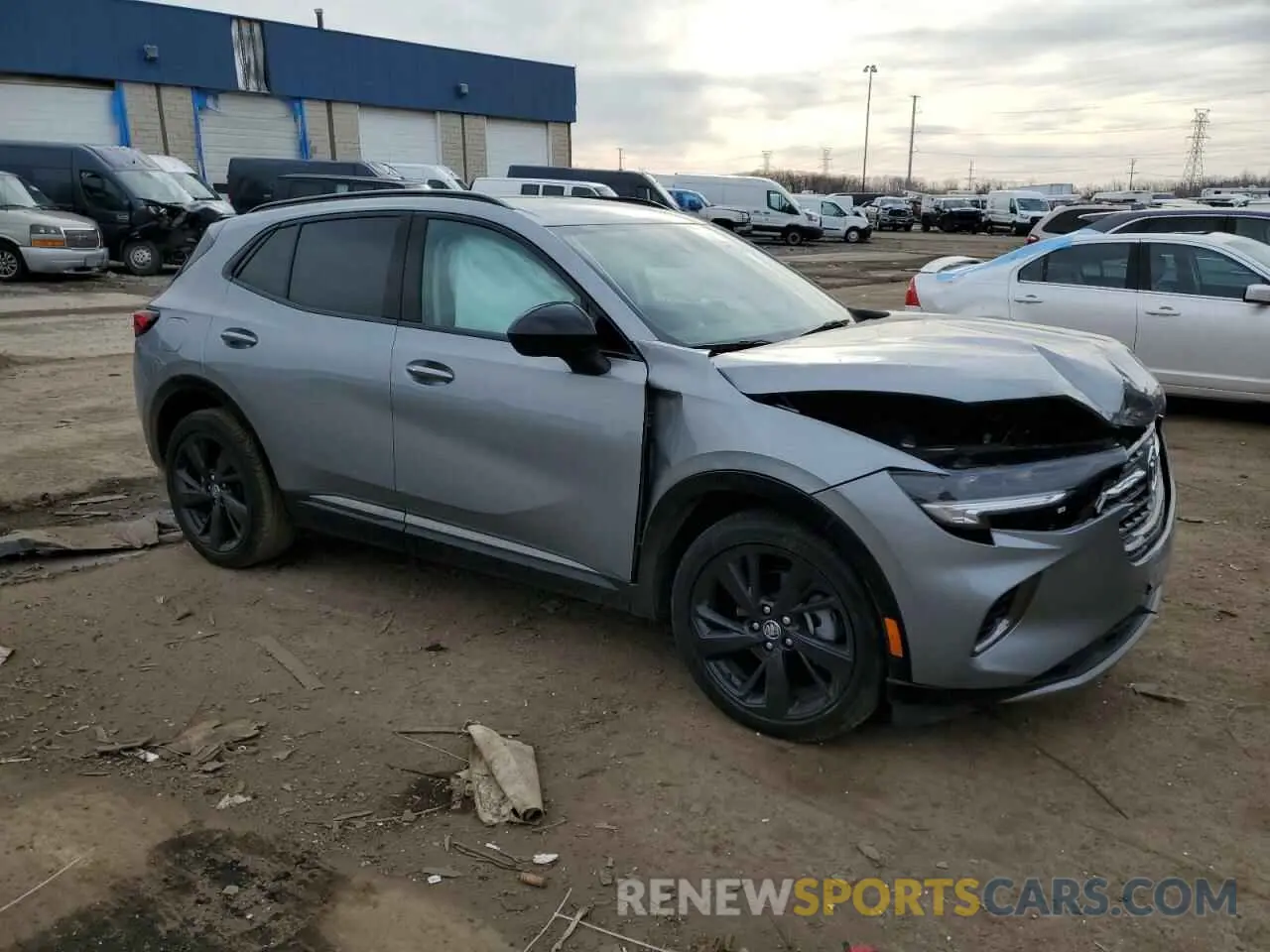 4 fotografías del automóvil dañado LRBFZMR44PD078649 BUICK ENVISION 2023