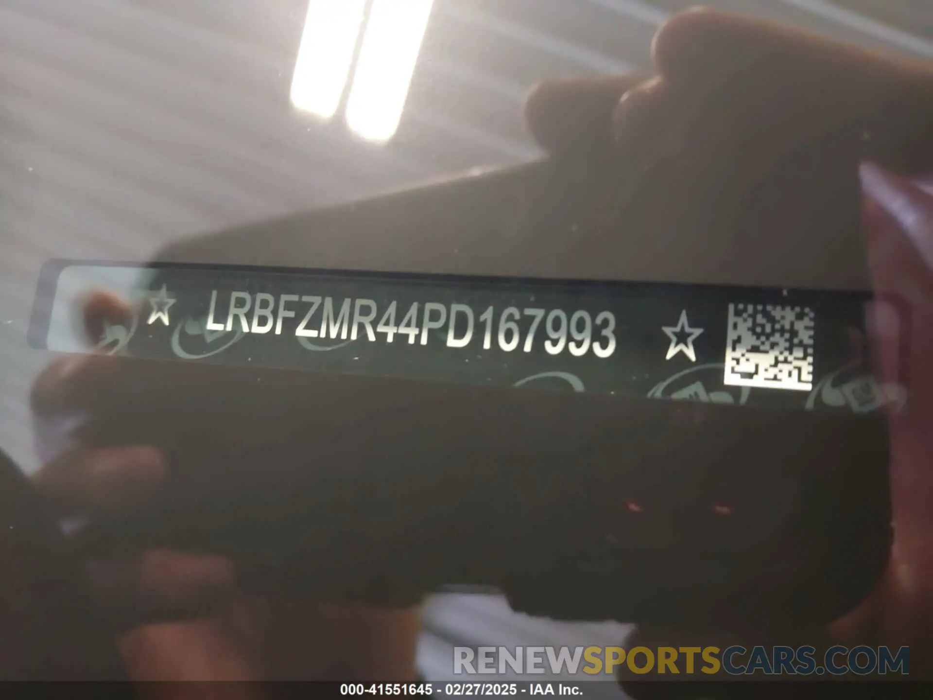 9 fotografías del automóvil dañado LRBFZMR44PD167993 BUICK ENVISION 2023