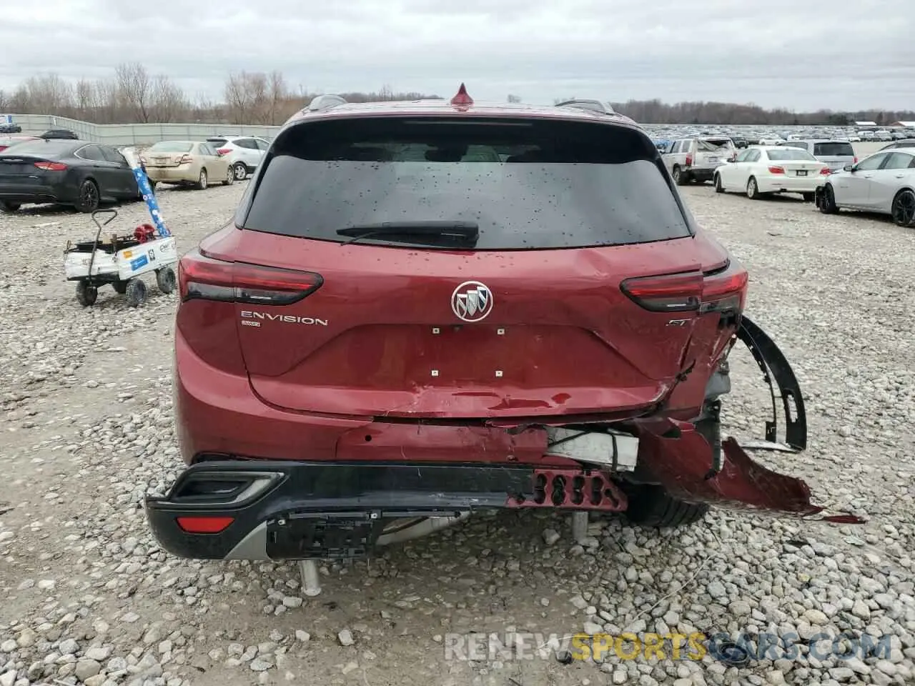 6 fotografías del automóvil dañado LRBFZMR47PD021734 BUICK ENVISION 2023