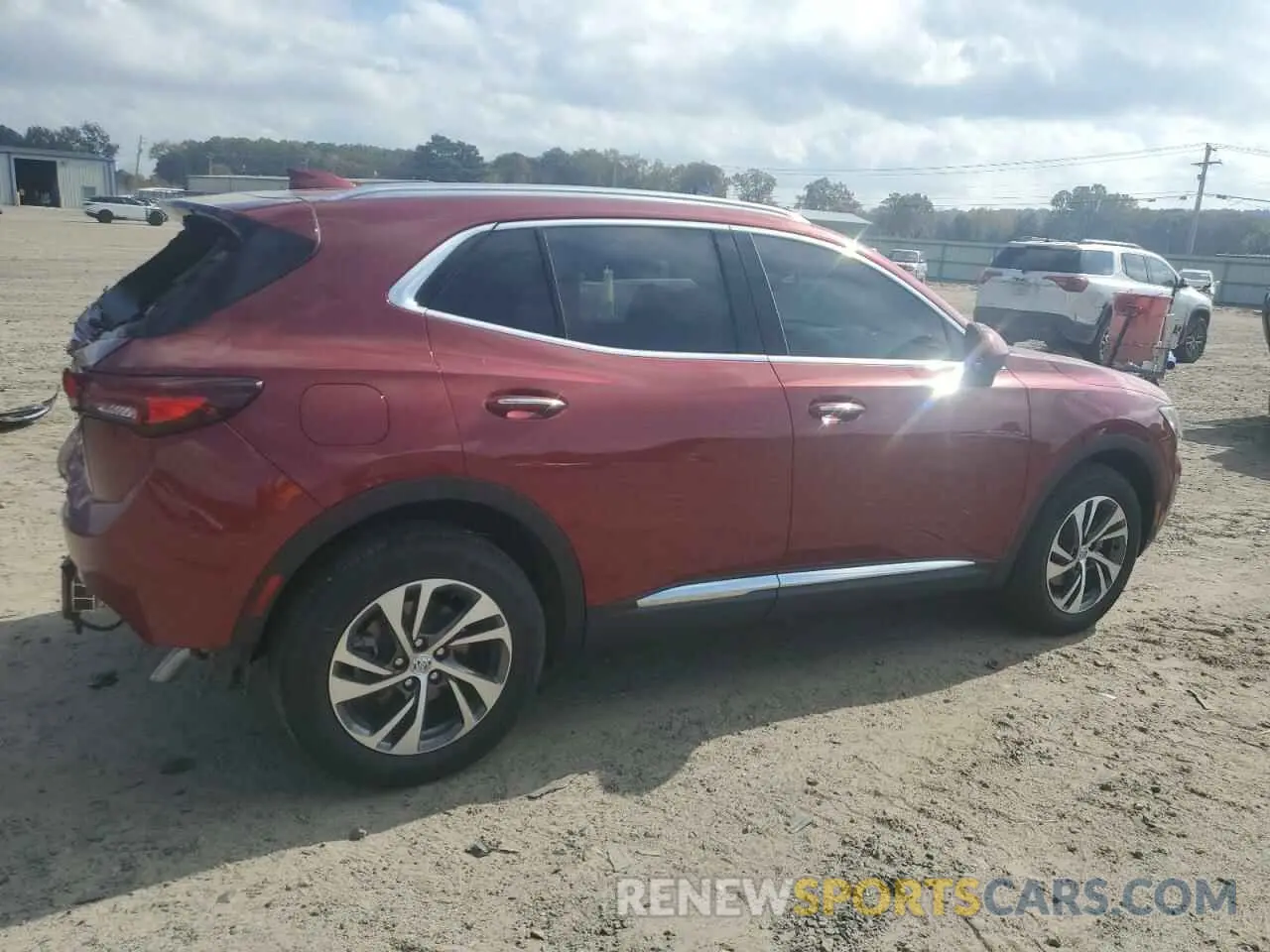 3 fotografías del automóvil dañado LRBFZNR40PD055942 BUICK ENVISION 2023
