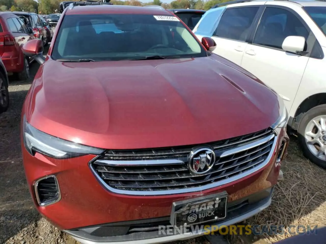 5 fotografías del automóvil dañado LRBFZNR40PD055942 BUICK ENVISION 2023