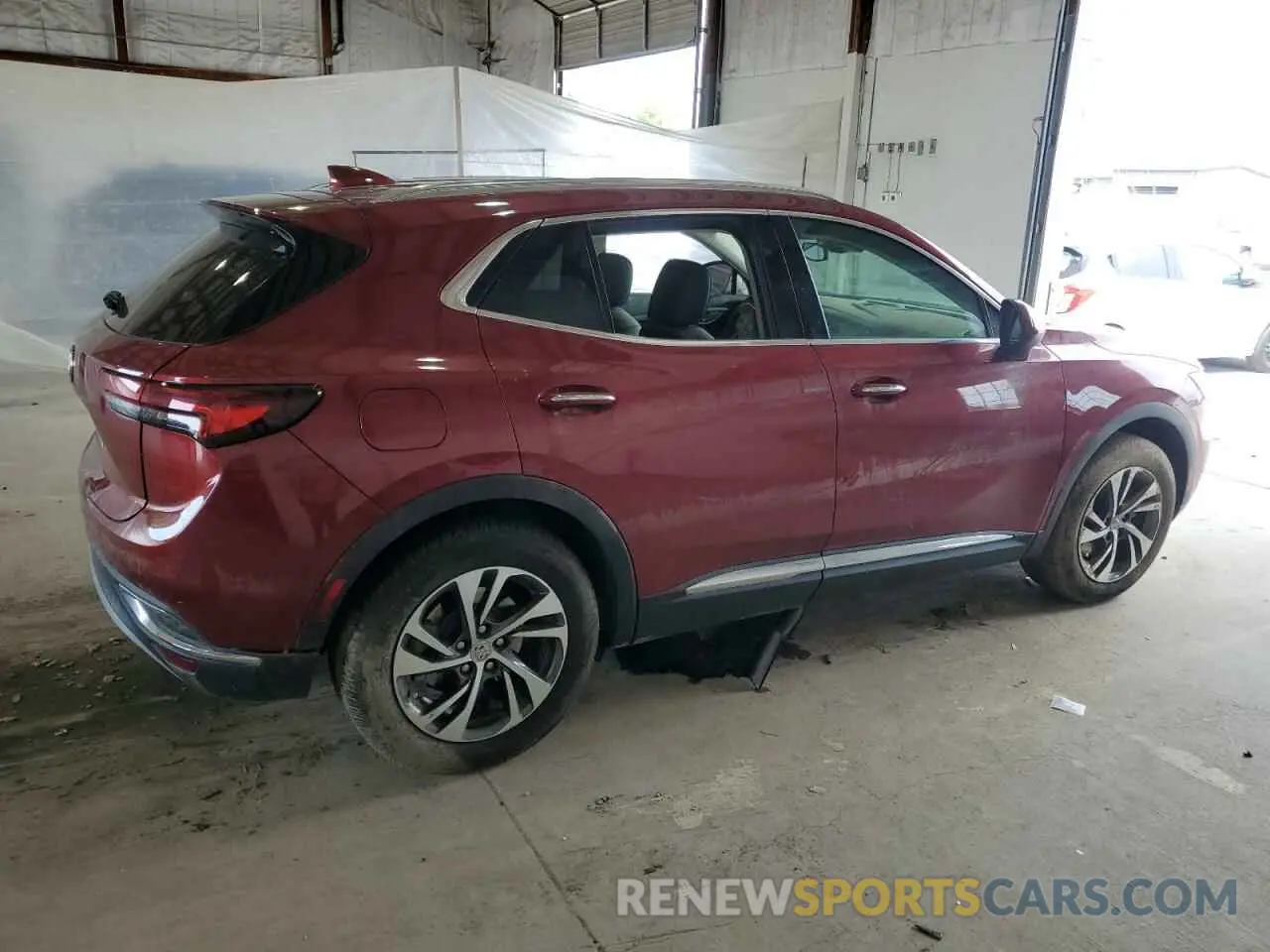 3 fotografías del automóvil dañado LRBFZNR41PD014400 BUICK ENVISION 2023