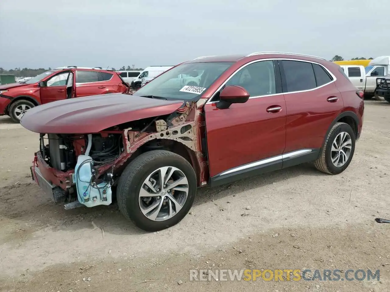 1 fotografías del automóvil dañado LRBFZNR42PD055649 BUICK ENVISION 2023