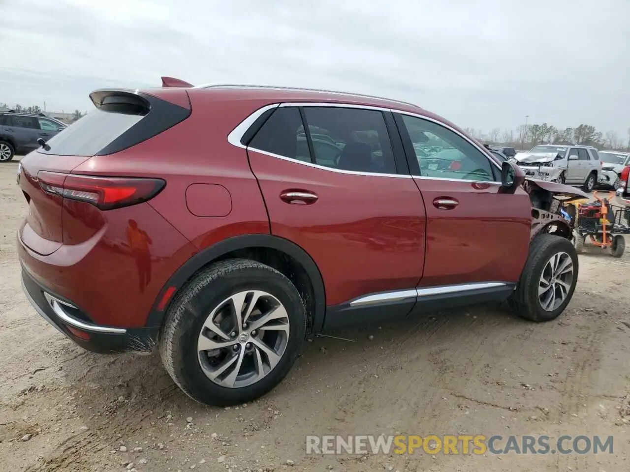 3 fotografías del automóvil dañado LRBFZNR42PD055649 BUICK ENVISION 2023