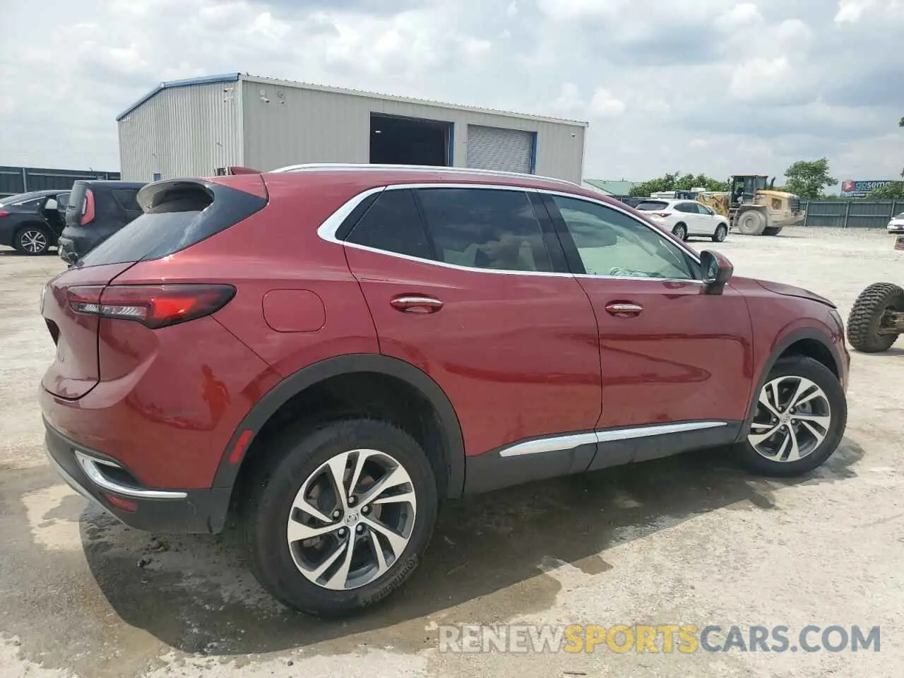 3 fotografías del automóvil dañado LRBFZNR43PD025964 BUICK ENVISION 2023