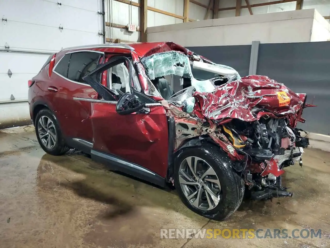4 fotografías del automóvil dañado LRBFZNR43PD074596 BUICK ENVISION 2023