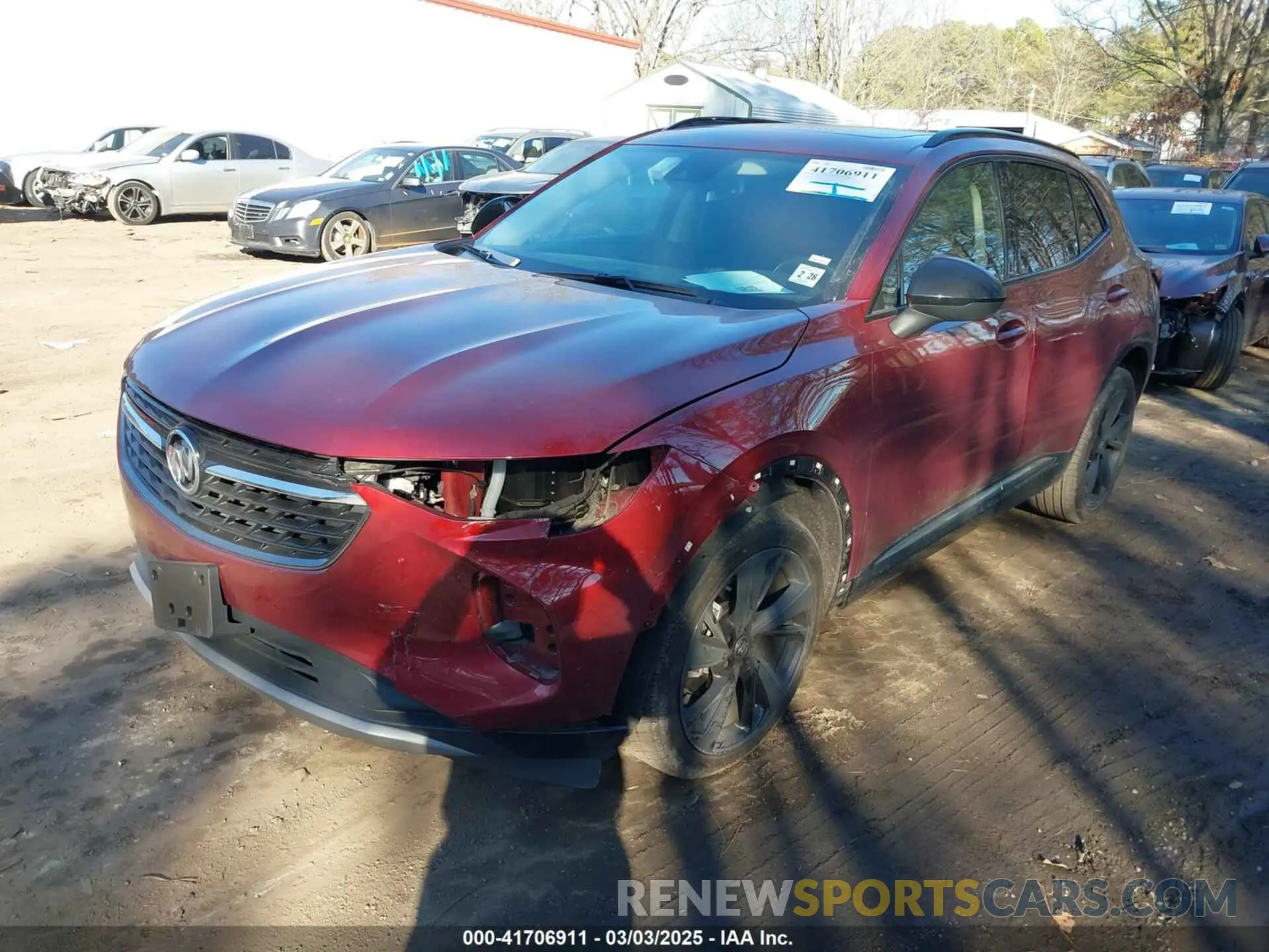2 fotografías del automóvil dañado LRBFZNR44PD057533 BUICK ENVISION 2023