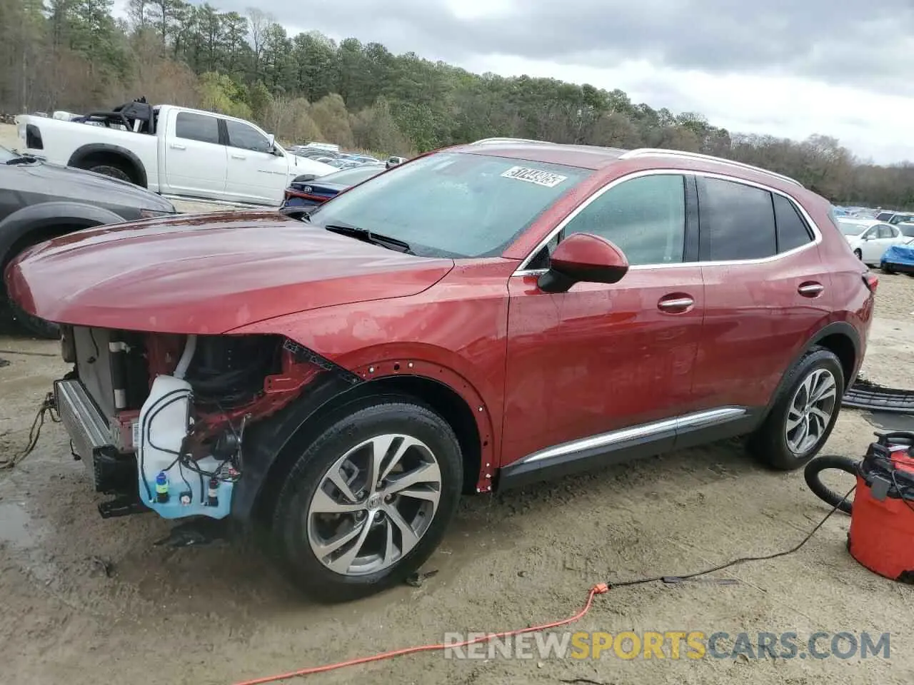 1 fotografías del automóvil dañado LRBFZNR46PD061096 BUICK ENVISION 2023