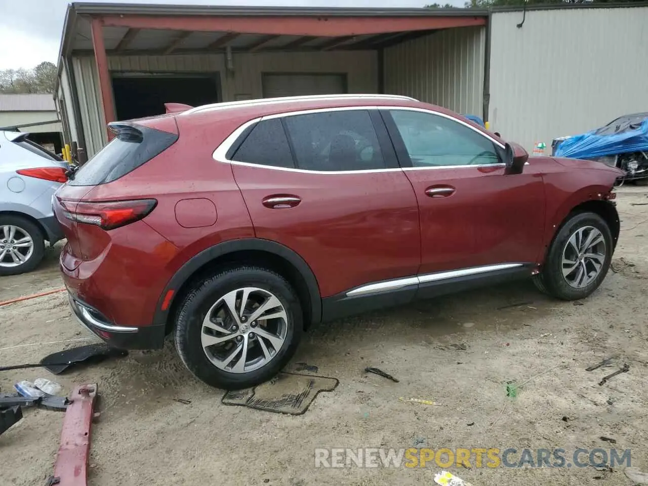 3 fotografías del automóvil dañado LRBFZNR46PD061096 BUICK ENVISION 2023