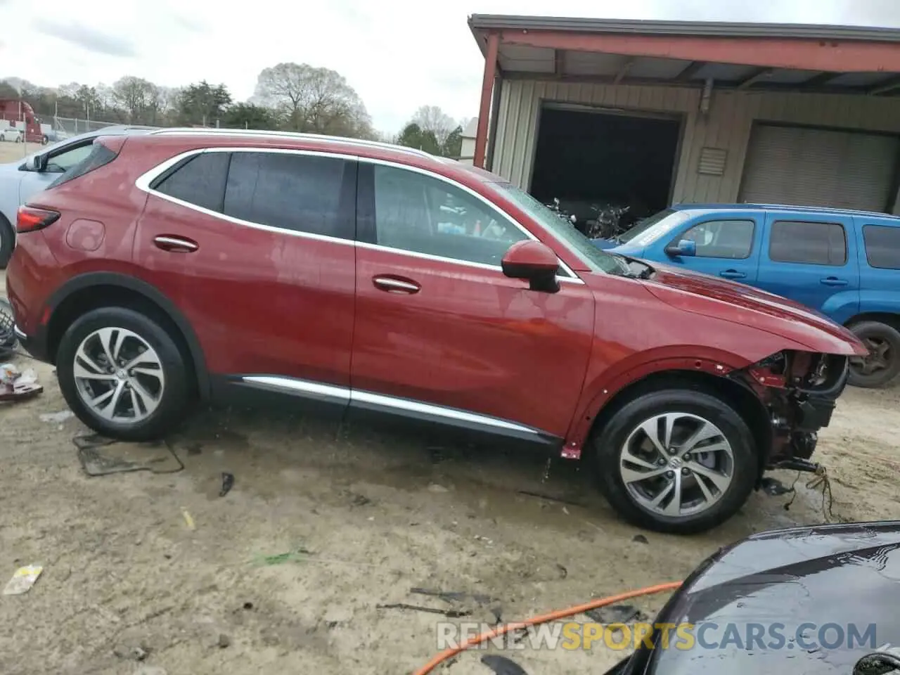 4 fotografías del automóvil dañado LRBFZNR46PD061096 BUICK ENVISION 2023