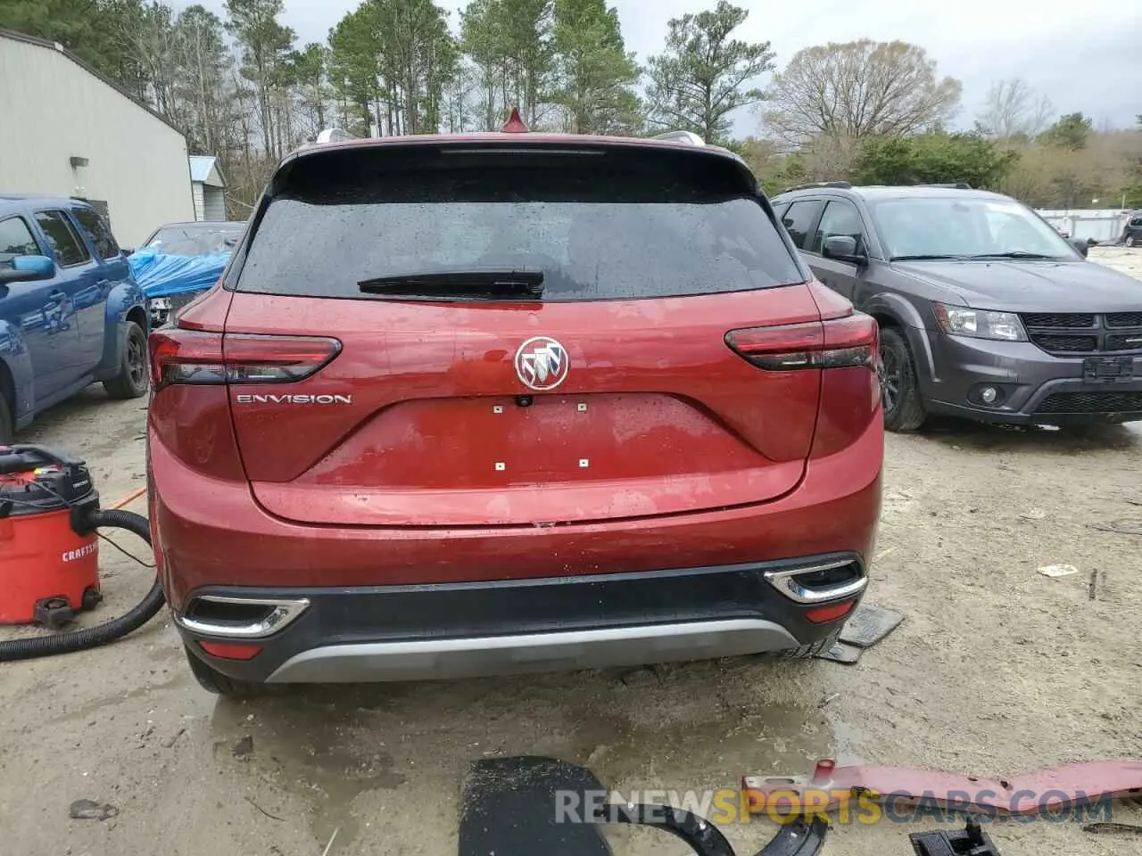 6 fotografías del automóvil dañado LRBFZNR46PD061096 BUICK ENVISION 2023
