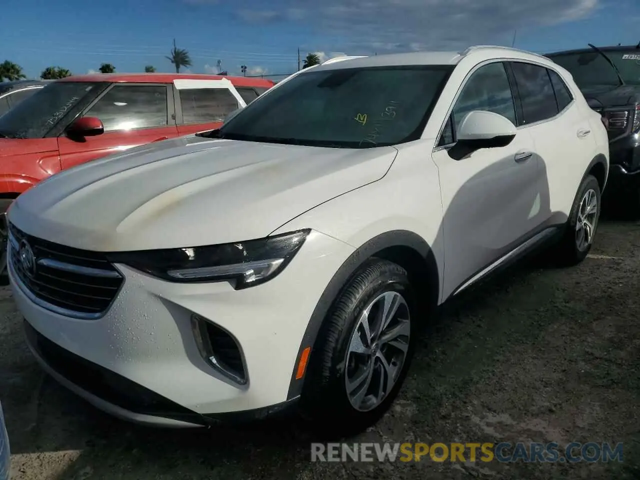1 fotografías del automóvil dañado LRBFZNR49PD149995 BUICK ENVISION 2023