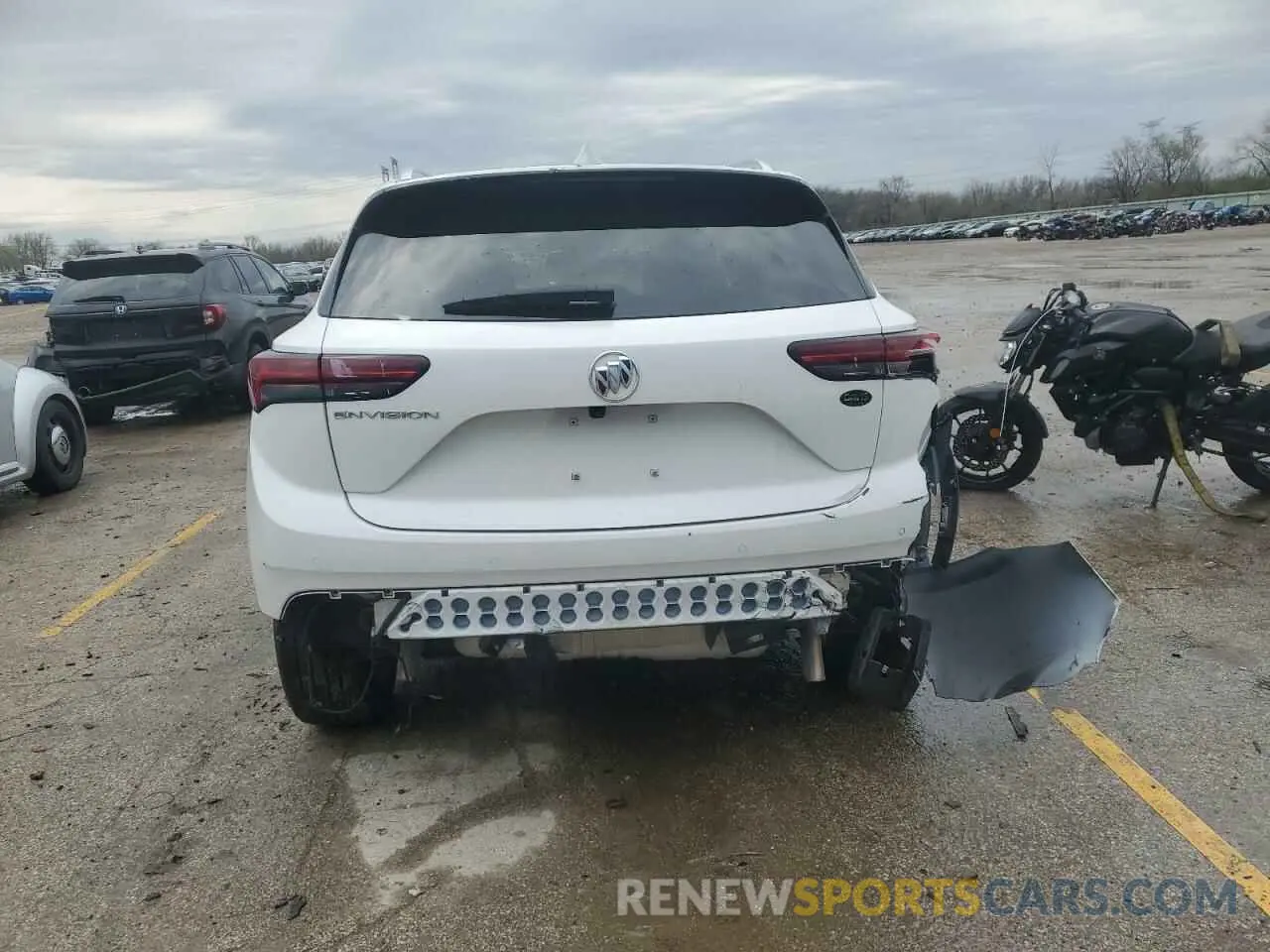 6 fotografías del automóvil dañado LRBFZNR4XPD098507 BUICK ENVISION 2023