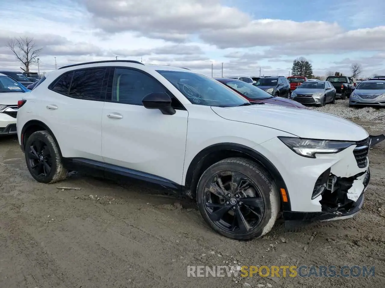 4 fotografías del automóvil dañado LRBFZPR40PD052440 BUICK ENVISION 2023