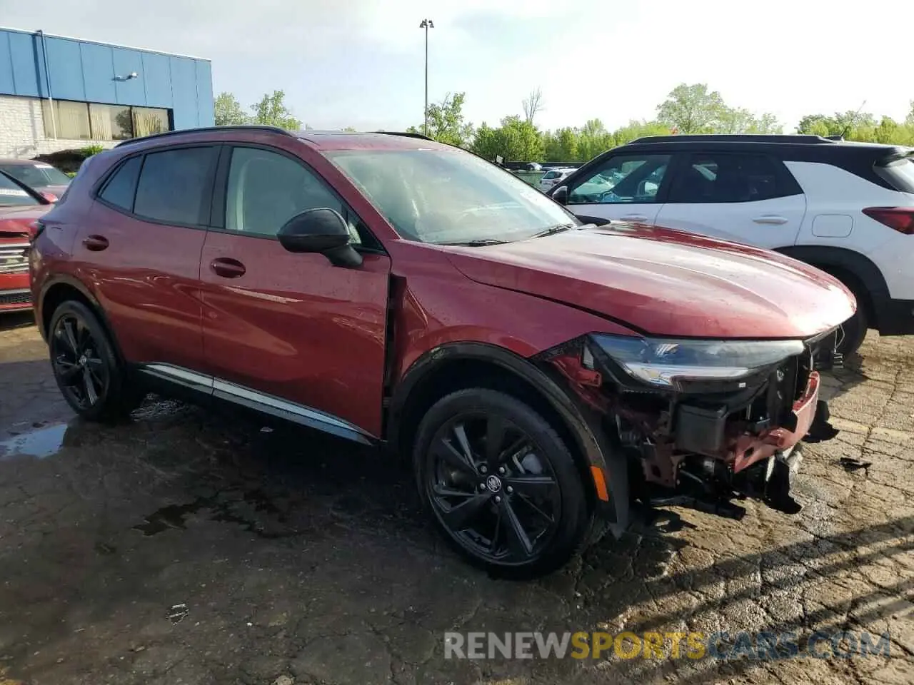 4 fotografías del automóvil dañado LRBFZPR41PD081235 BUICK ENVISION 2023