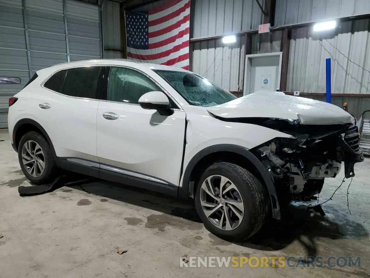 4 fotografías del automóvil dañado LRBFZPR46PD095602 BUICK ENVISION 2023