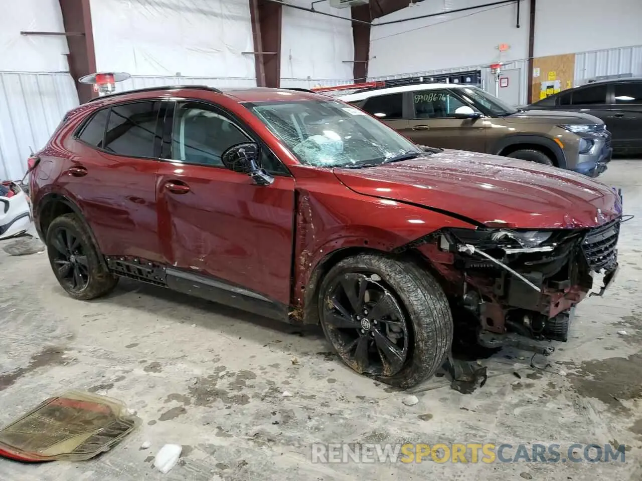4 fotografías del automóvil dañado LRBFZPR47PD016325 BUICK ENVISION 2023