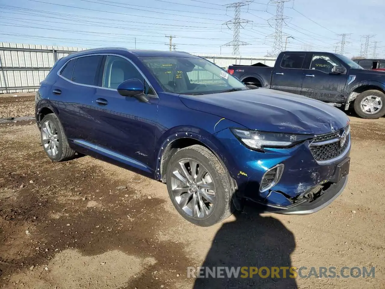 4 fotografías del automóvil dañado LRBFZSR45PD066871 BUICK ENVISION 2023