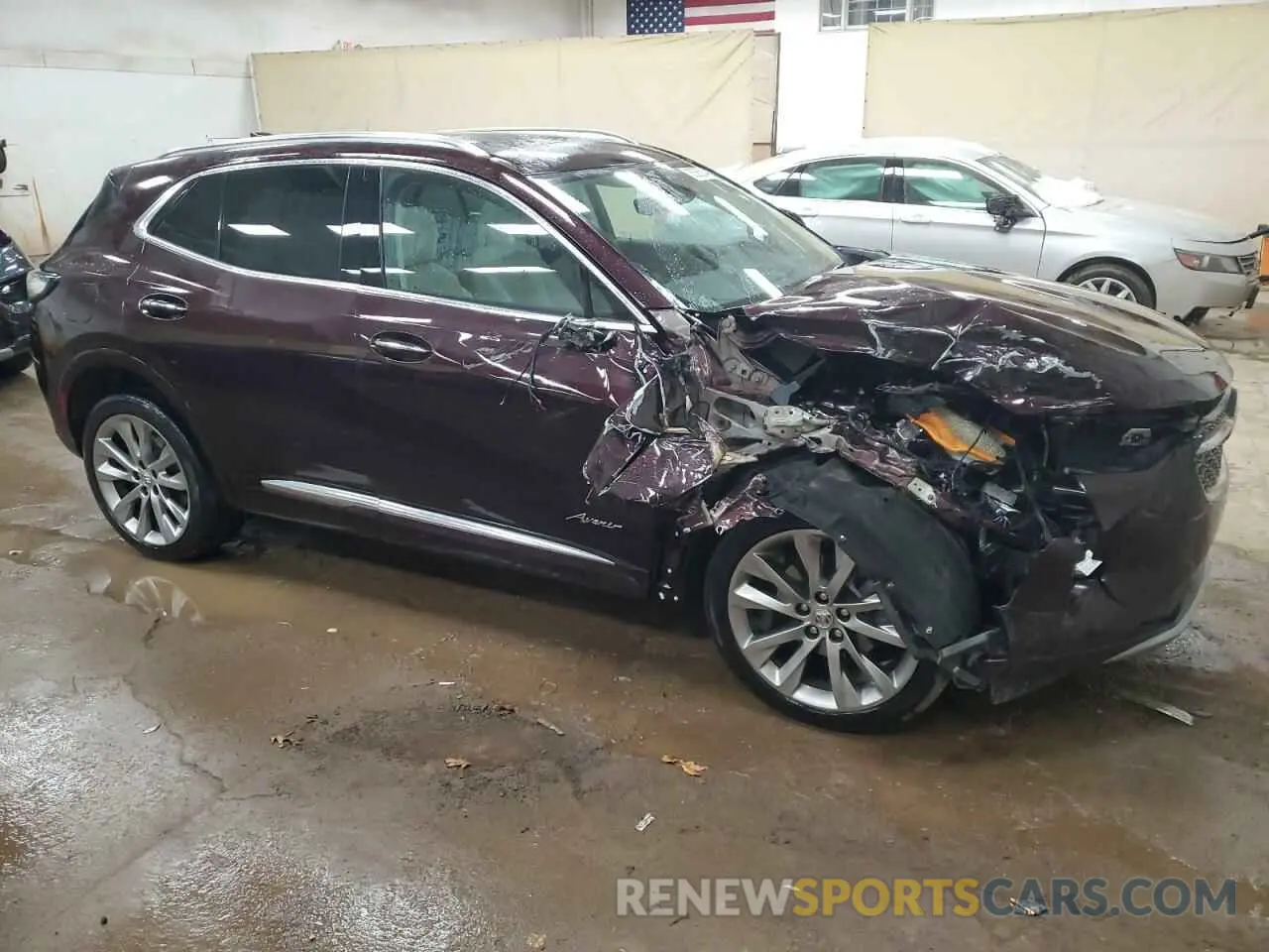 4 fotografías del automóvil dañado LRBFZSR46PD080195 BUICK ENVISION 2023
