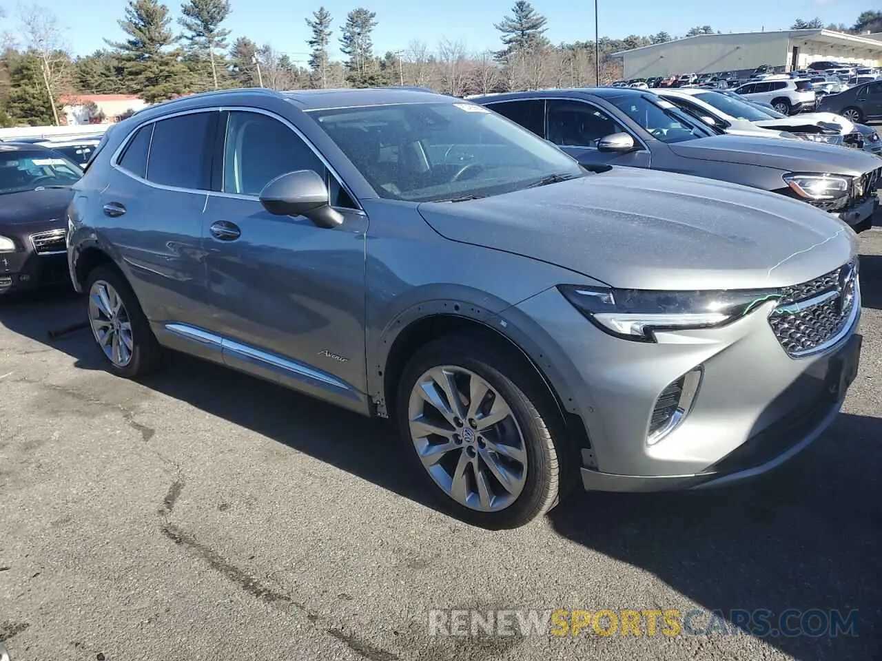 4 fotografías del automóvil dañado LRBFZSR48PD157262 BUICK ENVISION 2023