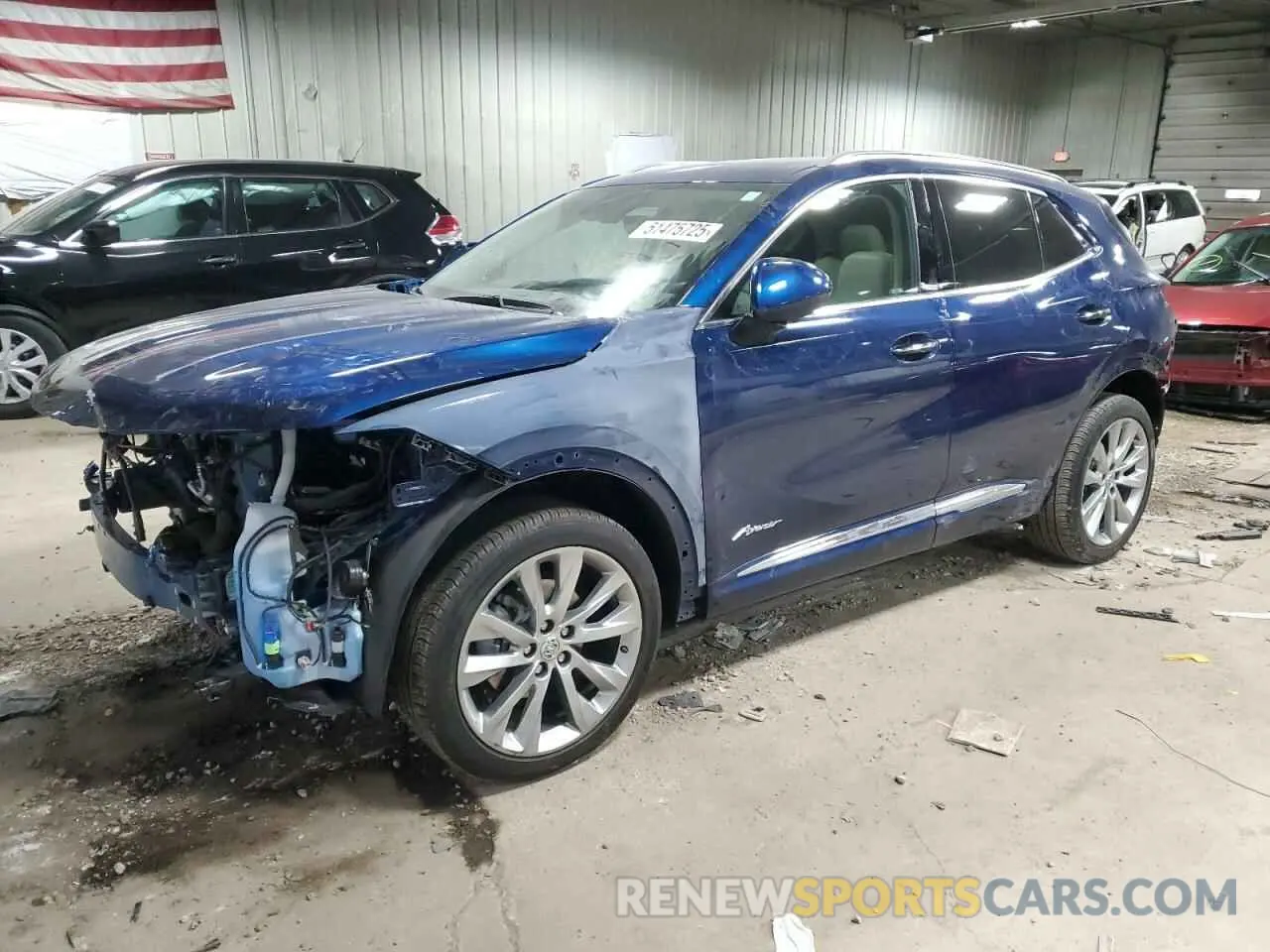 1 fotografías del automóvil dañado LRBFZSR49PD067909 BUICK ENVISION 2023