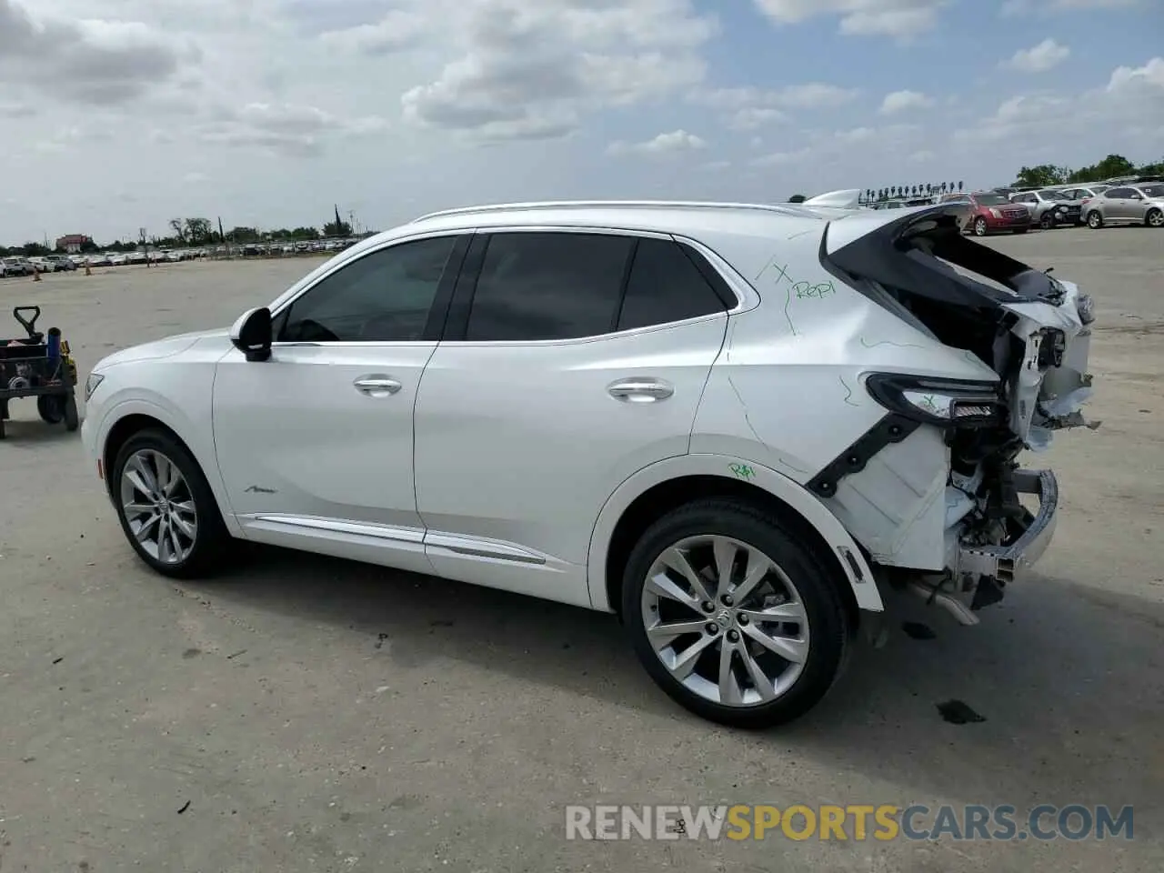 2 fotografías del automóvil dañado LRBFZSR4XPD062931 BUICK ENVISION 2023