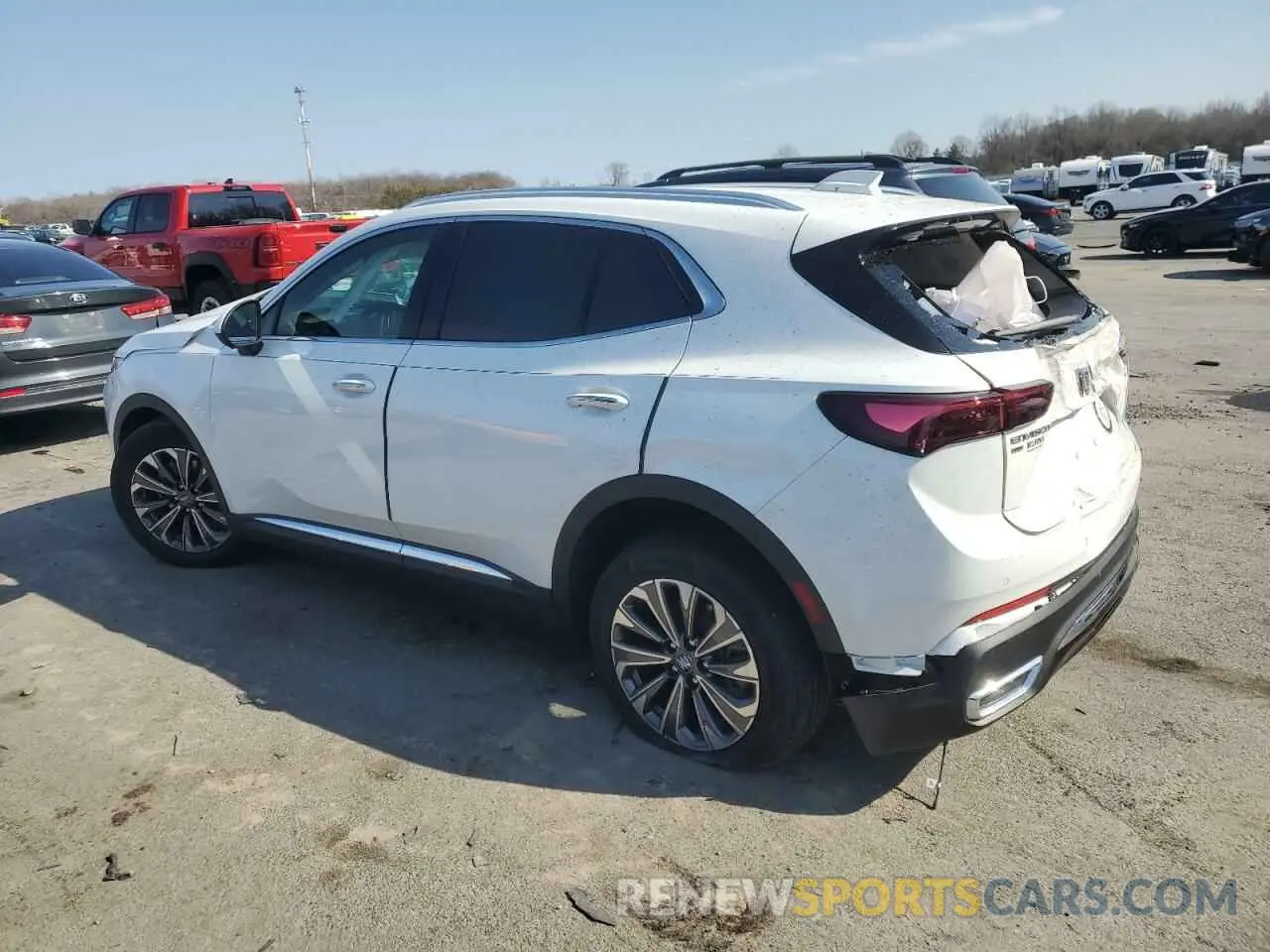 2 fotografías del automóvil dañado LRBFZME48RD070417 BUICK ENVISION 2024