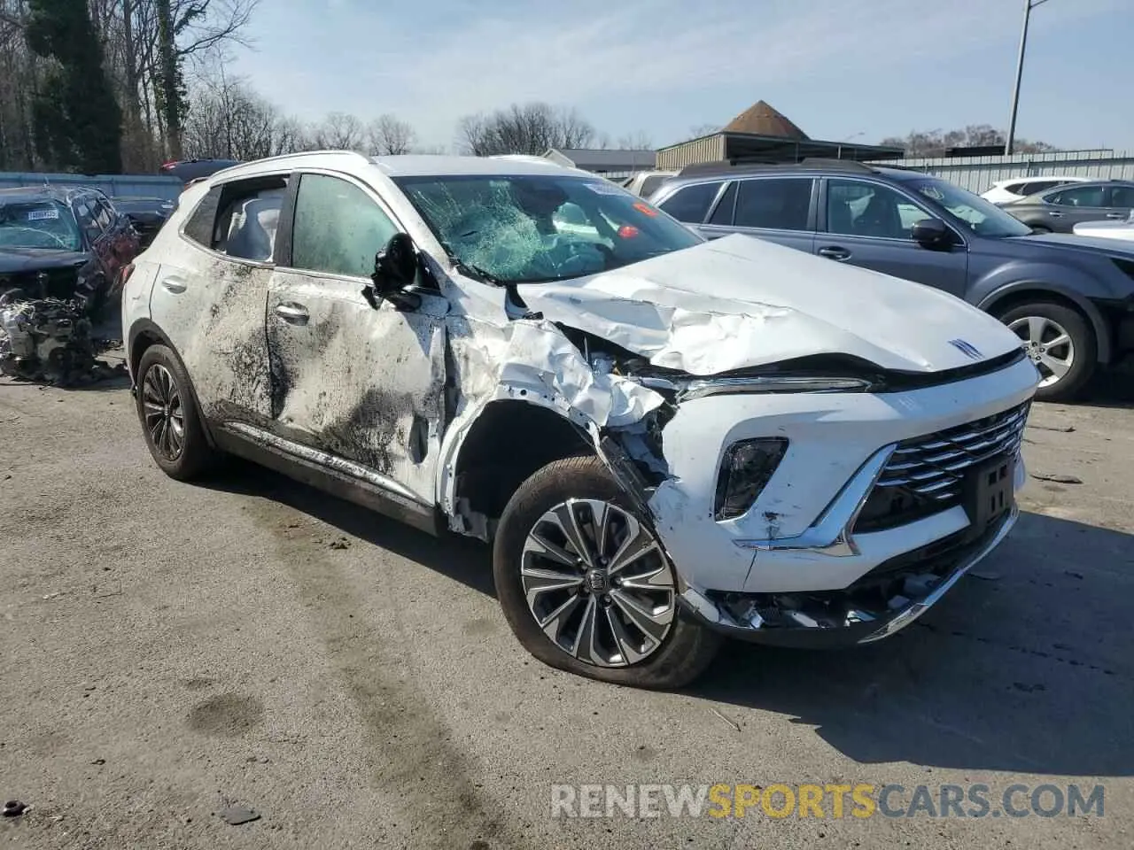 4 fotografías del automóvil dañado LRBFZME48RD070417 BUICK ENVISION 2024