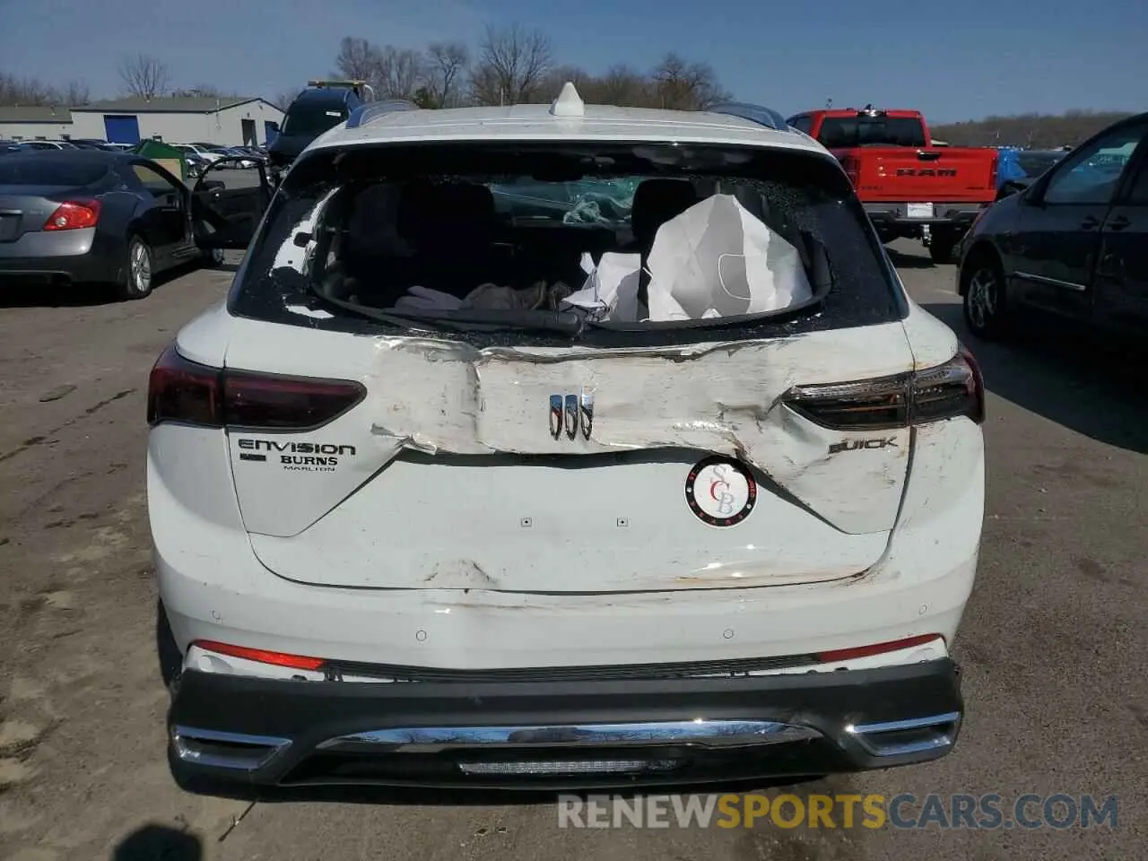 6 fotografías del automóvil dañado LRBFZME48RD070417 BUICK ENVISION 2024