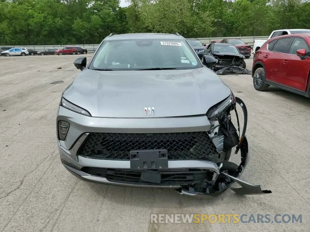 5 fotografías del automóvil dañado LRBFZPE40RD044458 BUICK ENVISION 2024