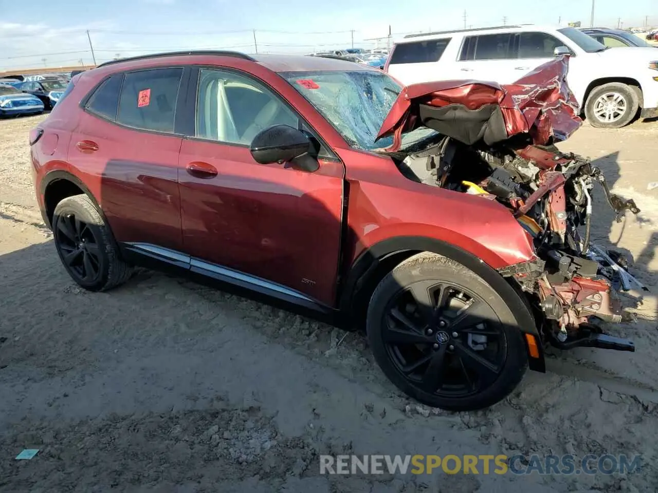 4 fotografías del automóvil dañado LRBFZPE42RD013986 BUICK ENVISION 2024