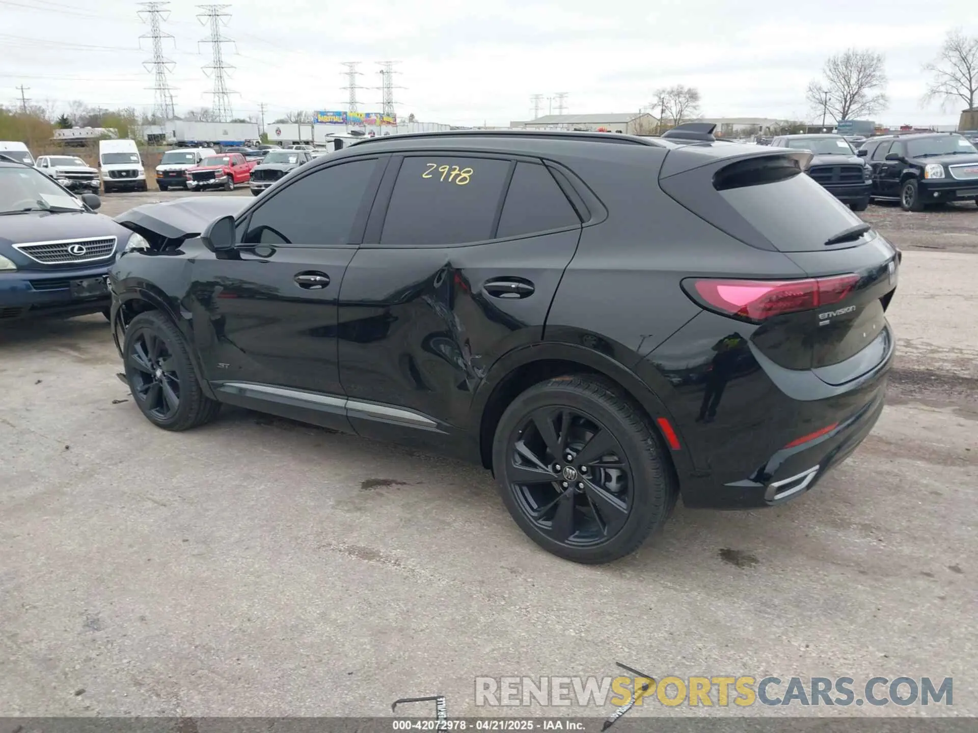 3 fotografías del automóvil dañado LRBFZPE49RD043471 BUICK ENVISION 2024