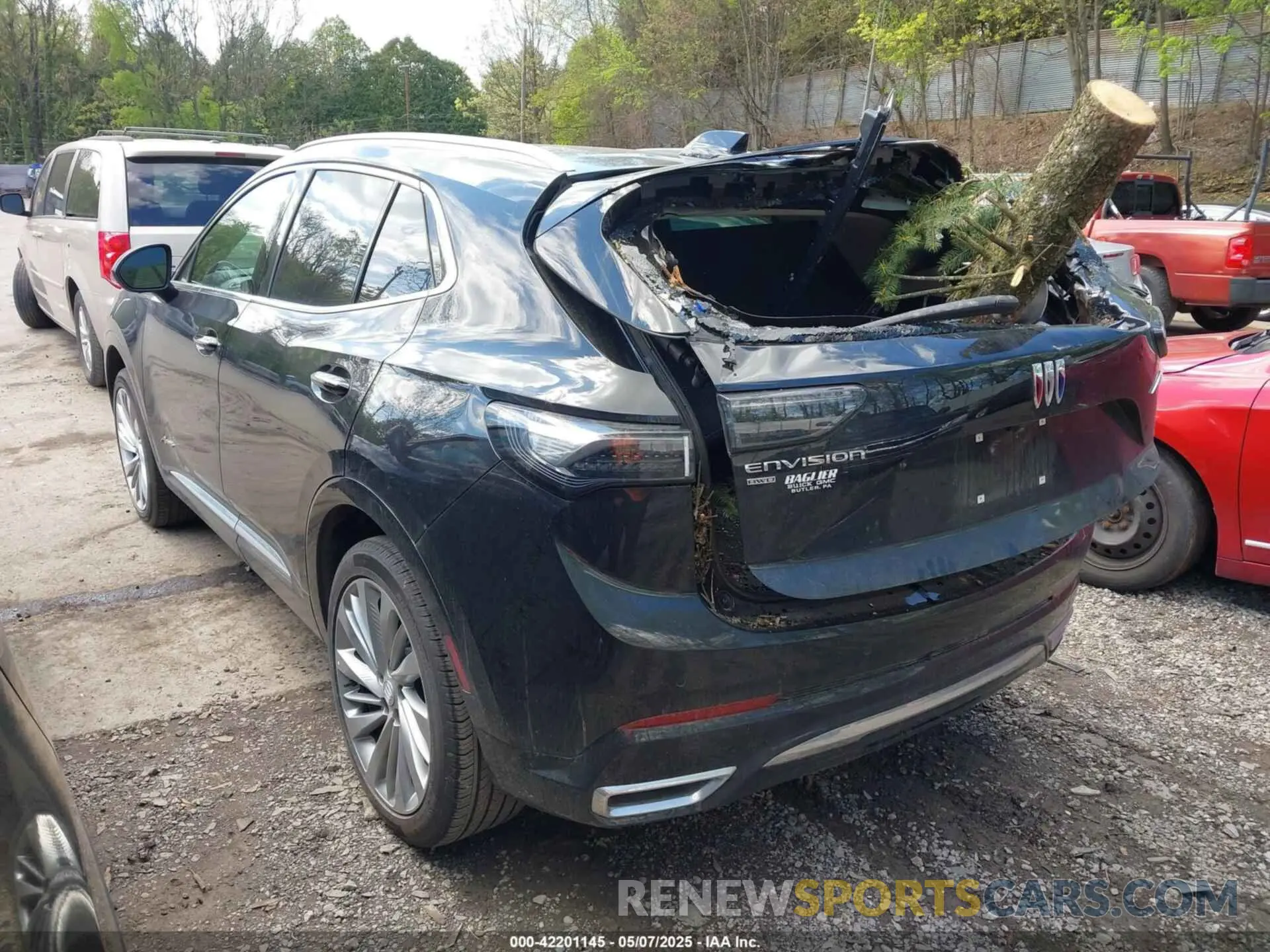3 fotografías del automóvil dañado LRBFZSE45RD046984 BUICK ENVISION 2024