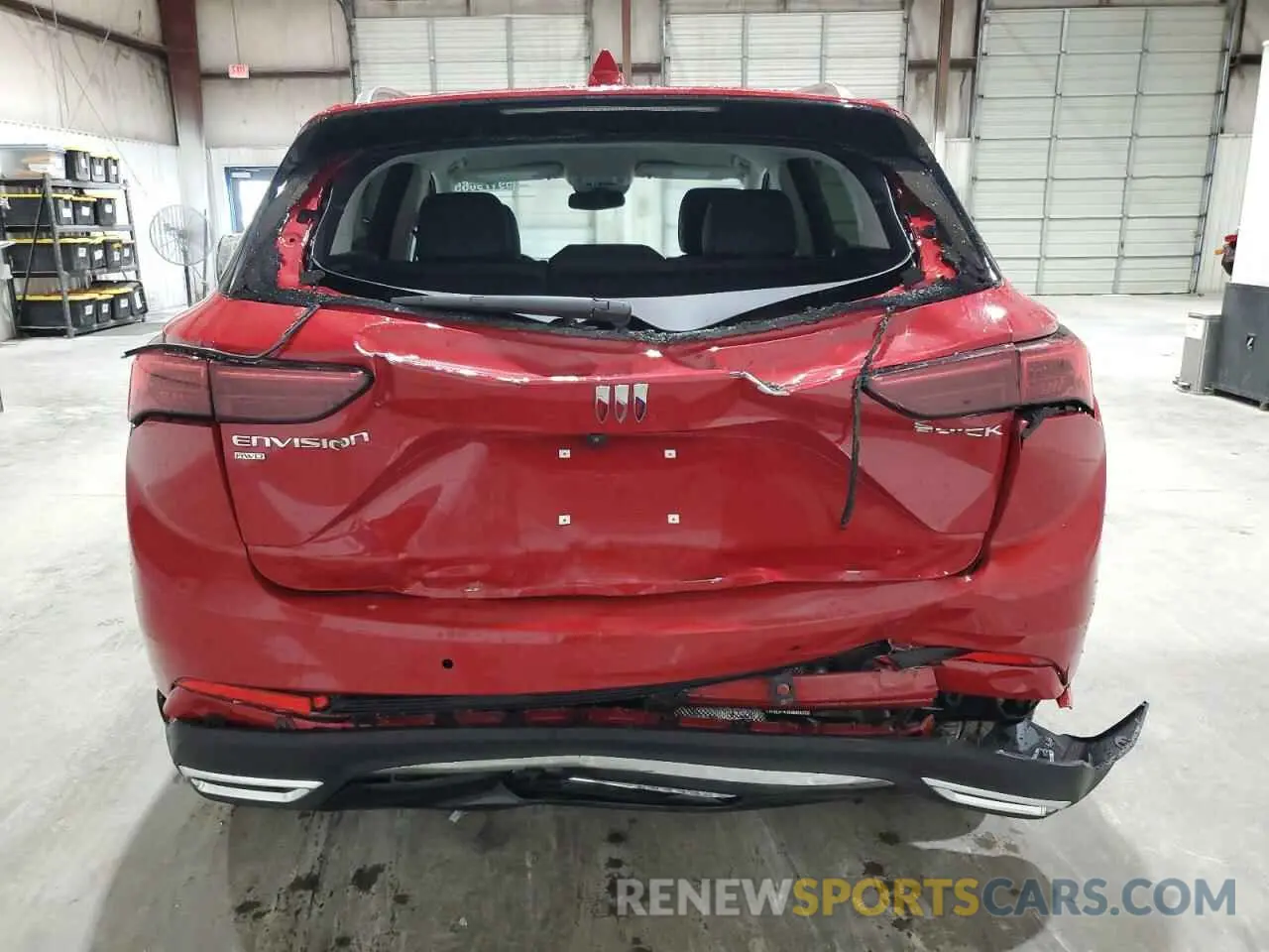 6 fotografías del automóvil dañado LRBFZKE45SD039104 BUICK ENVISION 2025